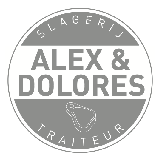 logo slagerij Alex en Dolores